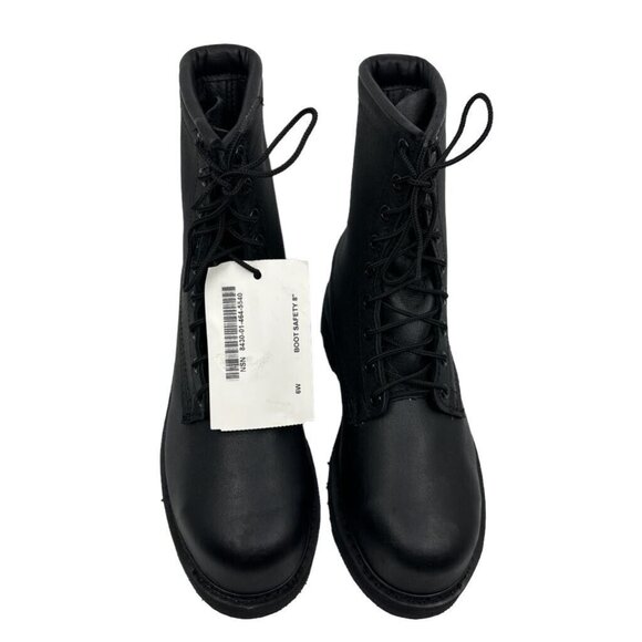 Bates Mens E01950A 8" Combat Military Boots Black Lace Up Slip Resistant 6W NEW - Picture 2 of 12